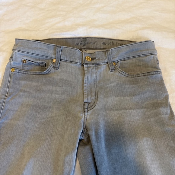 Seven the Skinny size 31 light grey jeans - Picture 2 of 4